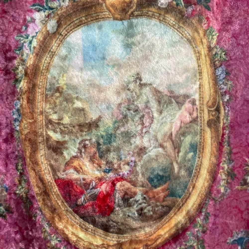 Vibrant Red and Pink Jacques long sleeve top